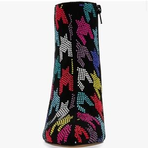 NWB Betsy Johnson Women's Marrina Flare-Heel Dress Booties